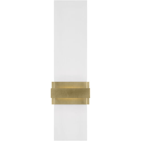Sean Lavin Flyta LED 3.3 inch Natural Brass ADA Wall Sconce Wall Light in Clear Glass