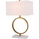 Canada 28 inch 100.00 watt Gold Table Lamp Portable Light