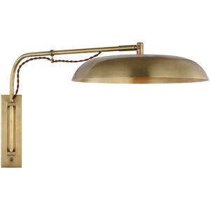 Amber Lewis Cyrus LED 14 inch Hand-Rubbed Antique Brass Articulating Wall Light, Medium