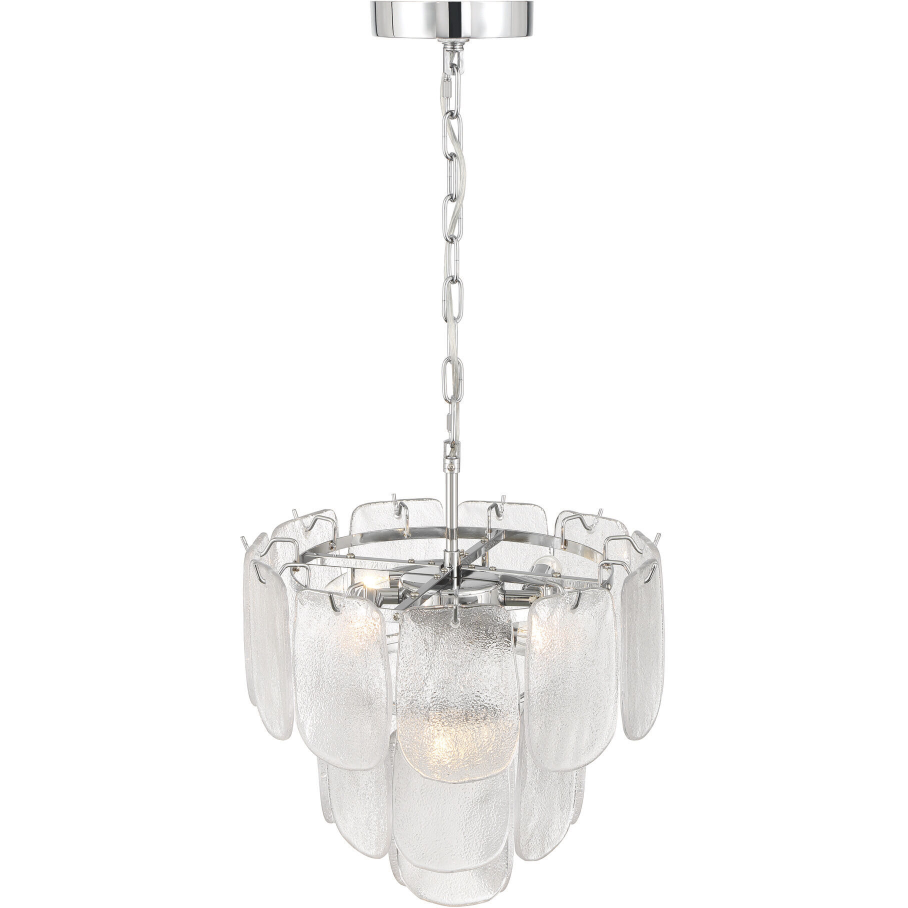 Bianca 5 Light 15.75 inch Polished Nickel Pendant Ceiling Light in Crystalline