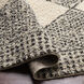 Beni Shag 108 X 79 inch Black Rug in 7 x 9, Rectangle