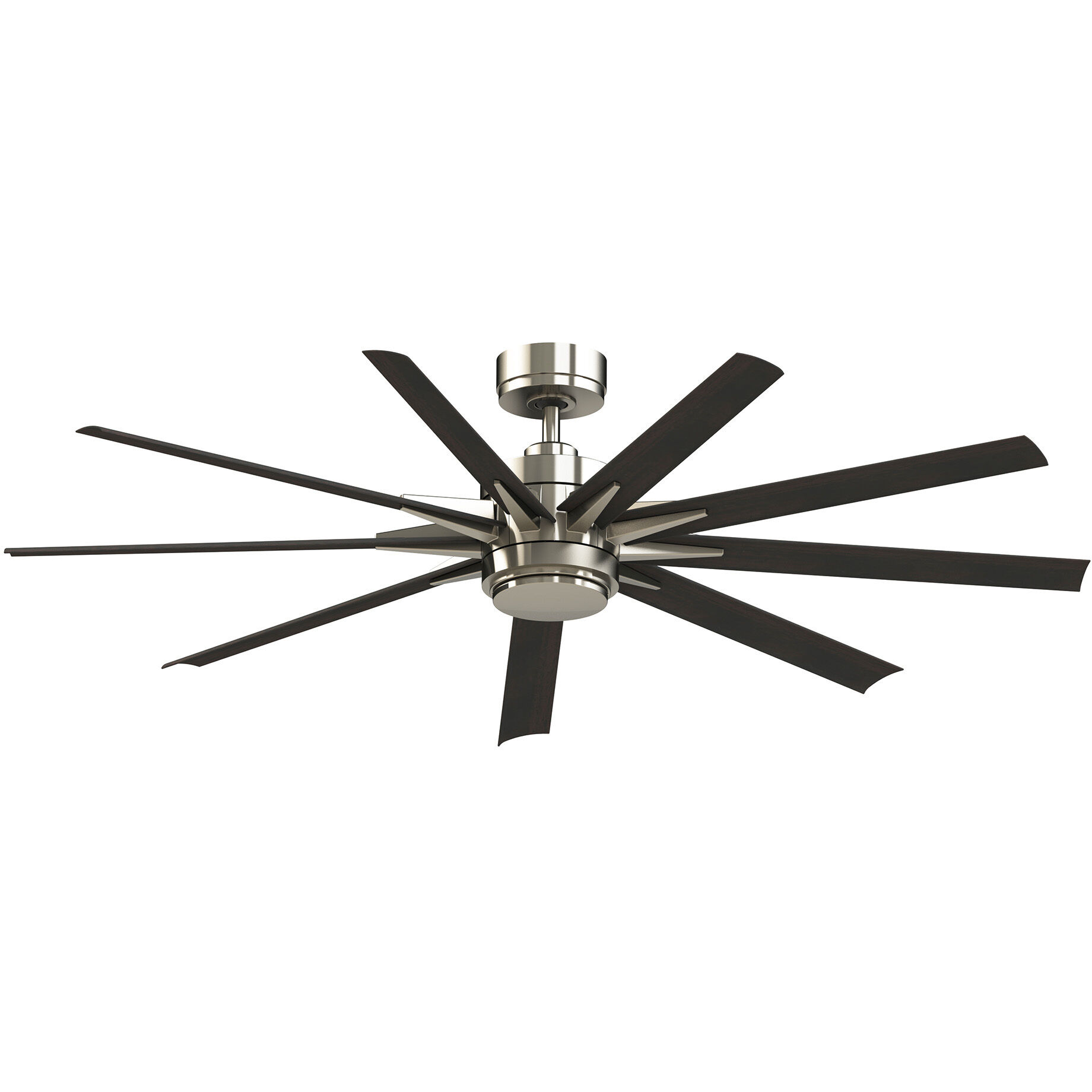 Odyn Custom 8.27 inch Brushed Nickel Fan Motor Only, Blades Sold Separately
