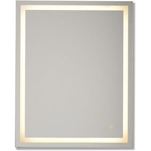 Lighted 30 X 24 inch White Mirror, Rectangular