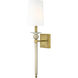 Ava 1 Light 5.5 inch Rubbed Brass Wall Sconce Wall Light