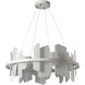 Volterra LED 38 inch White Circular Pendant Ceiling Light