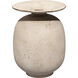 Highland 7.75 X 5.75 inch Decorative Vase in Off White Ceramic