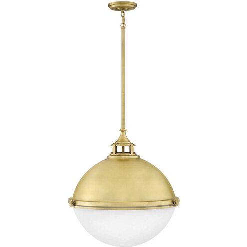 Fletcher 3 Light 22 inch Satin Brass Indoor Chandelier Ceiling Light