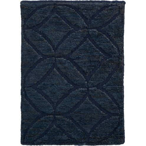 Papyrus 36 X 24 inch Navy Rug