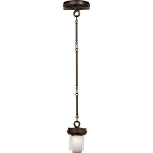 Newport 1 Light 8 inch Satin Bronze Mini Pendant Ceiling Light