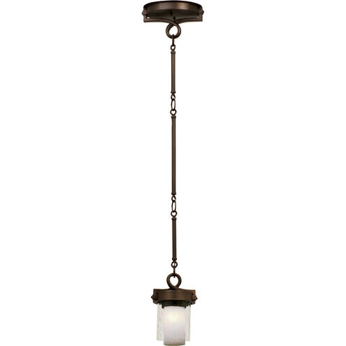 Newport 1 Light 8 inch Satin Bronze Mini Pendant Ceiling Light