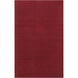 Mystique 114 X 90 inch Burgandy Handmade Rug in 8 x 10, Rectangle