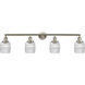 Franklin Restoration Colton 4 Light 42 inch Brushed Satin Nickel Bath Vanity Light Wall Light, Franklin Restoration