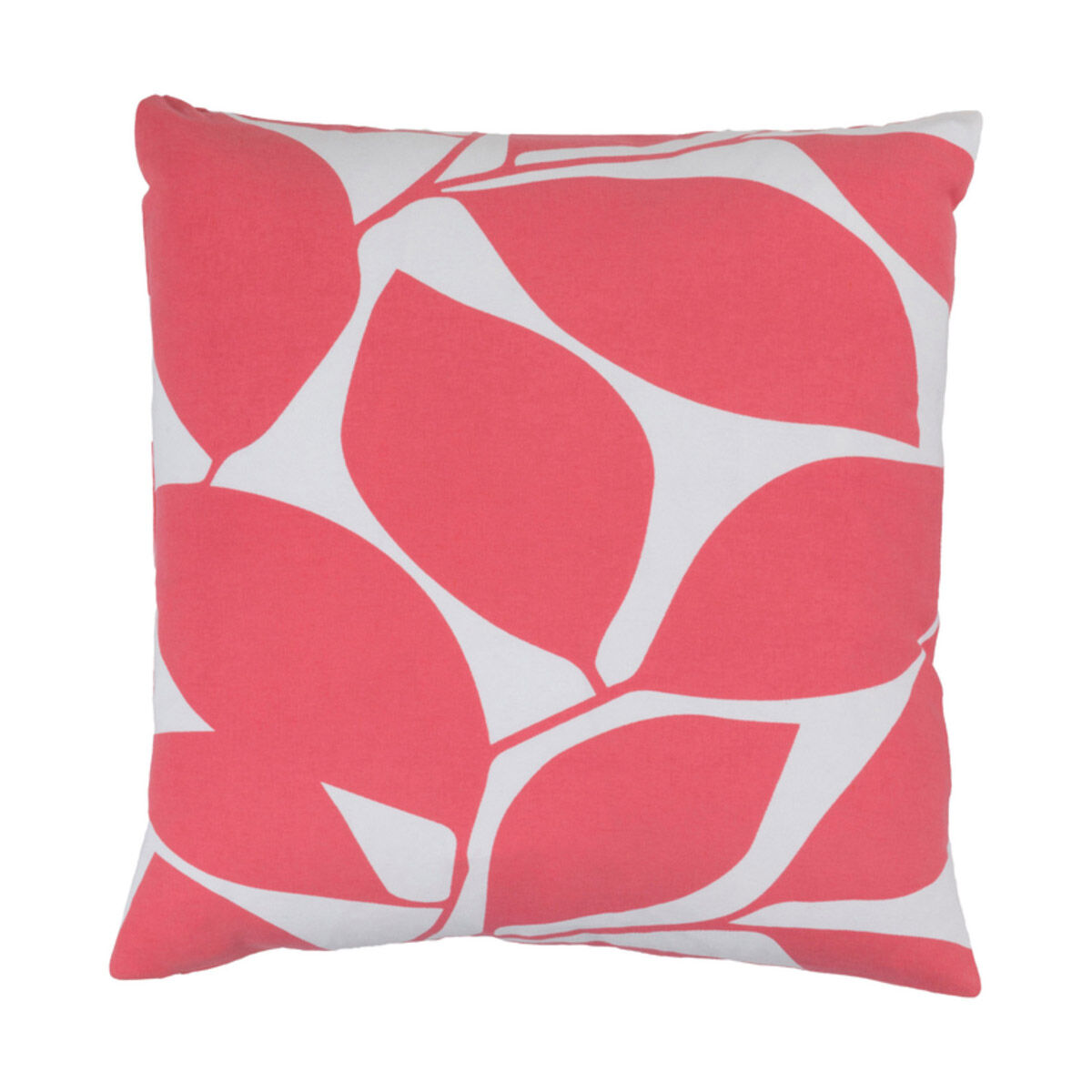 Somerset 20 X 20 inch Bright Pink and Ivory Throw Pillow