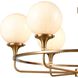 Beverly Hills 6 Light 30 inch Satin Brass Chandelier Ceiling Light