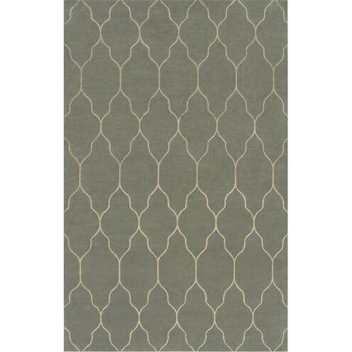 Gates 96 X 60 inch Medium Gray, Camel Rug