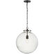 Thomas O'Brien Katie LED 16 inch Bronze Globe Pendant Ceiling Light, Large