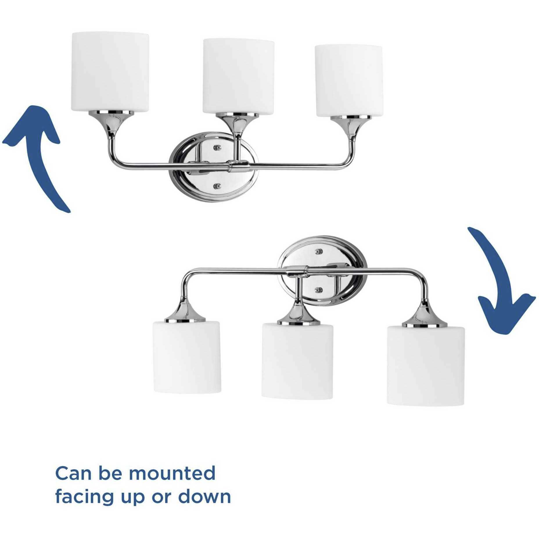 Lynzie 3 Light 24 inch Polished Chrome Bath Vanity Wall Light