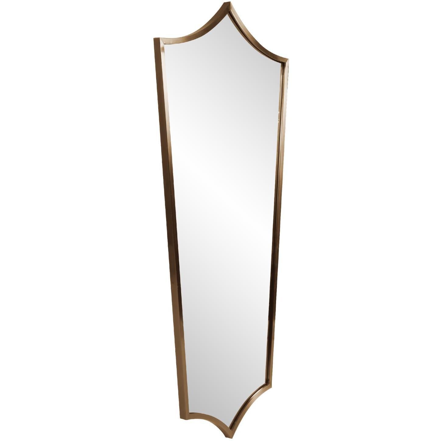 Antioch 52 X 24 inch Brass Mirror