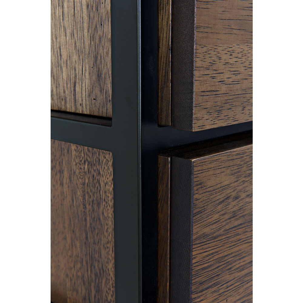 Seoul 26 X 24 inch Dark Walnut Consoles, Tallboy