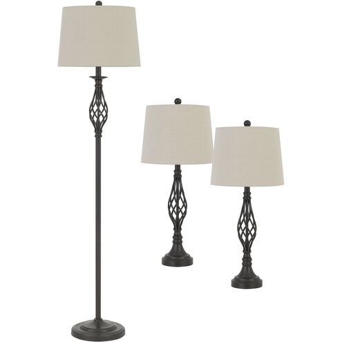 CAL 29 inch 100 watt Armadillo Table Lamp Set Portable Light