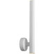 Pipeline 2 Light 1.25 inch Matte White ADA Wall Sconce Wall Light