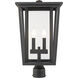 Seoul 2 Light 20 inch Oil Rubbed Bronze Outdoor Post Mount Fixture in 13