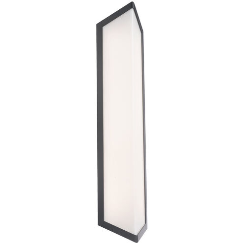 Corte LED 24 inch Black Outdoor Wall Light in 4000K, dweLED