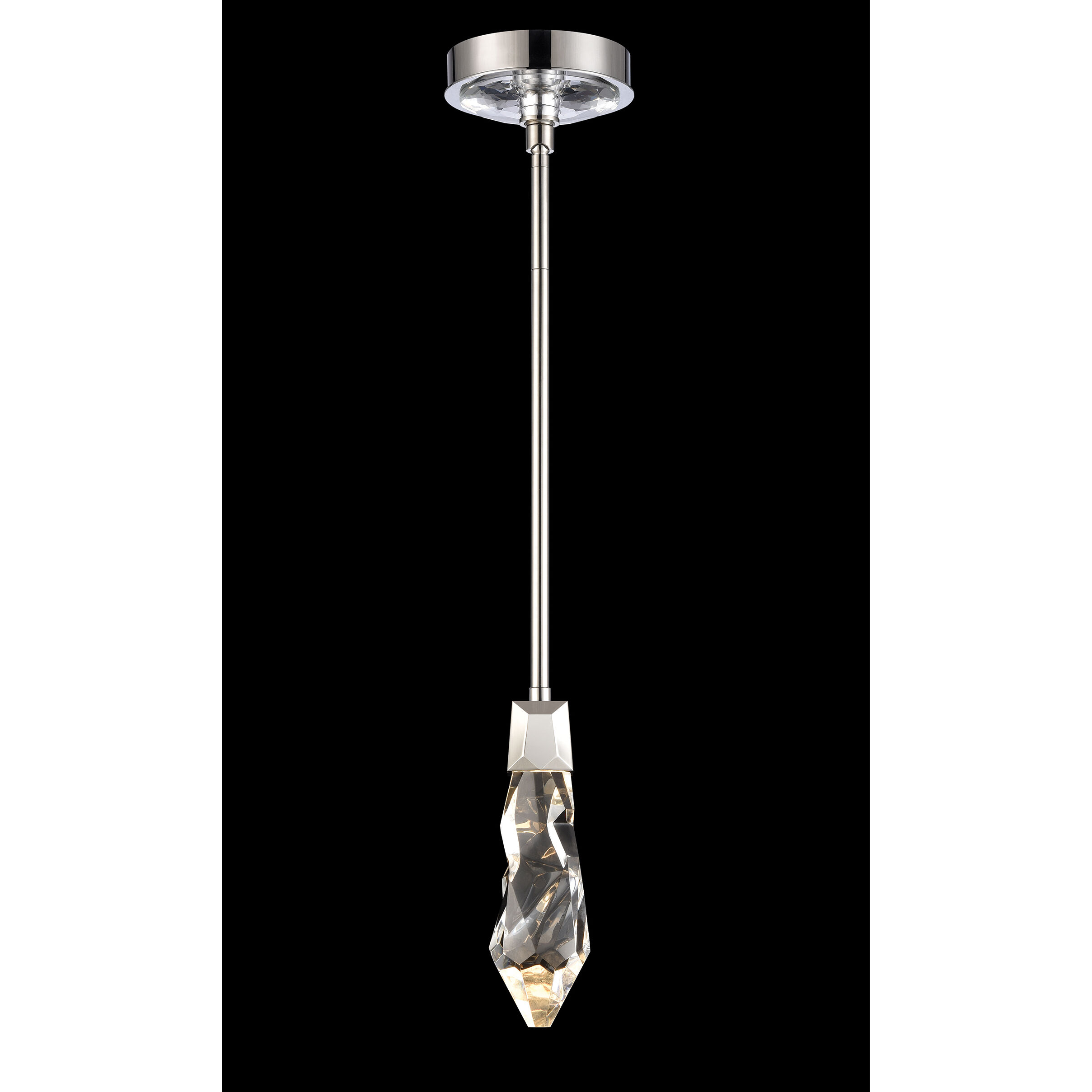 Angelus 1 Light 5.5 inch Polished Nickel Mini Pendant Ceiling Light