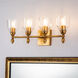 Felice 4 Light 30 inch Gold Bath/Vanity Wall Light