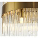 Canada 10 Light 16 inch Gold Chandelier Ceiling Light