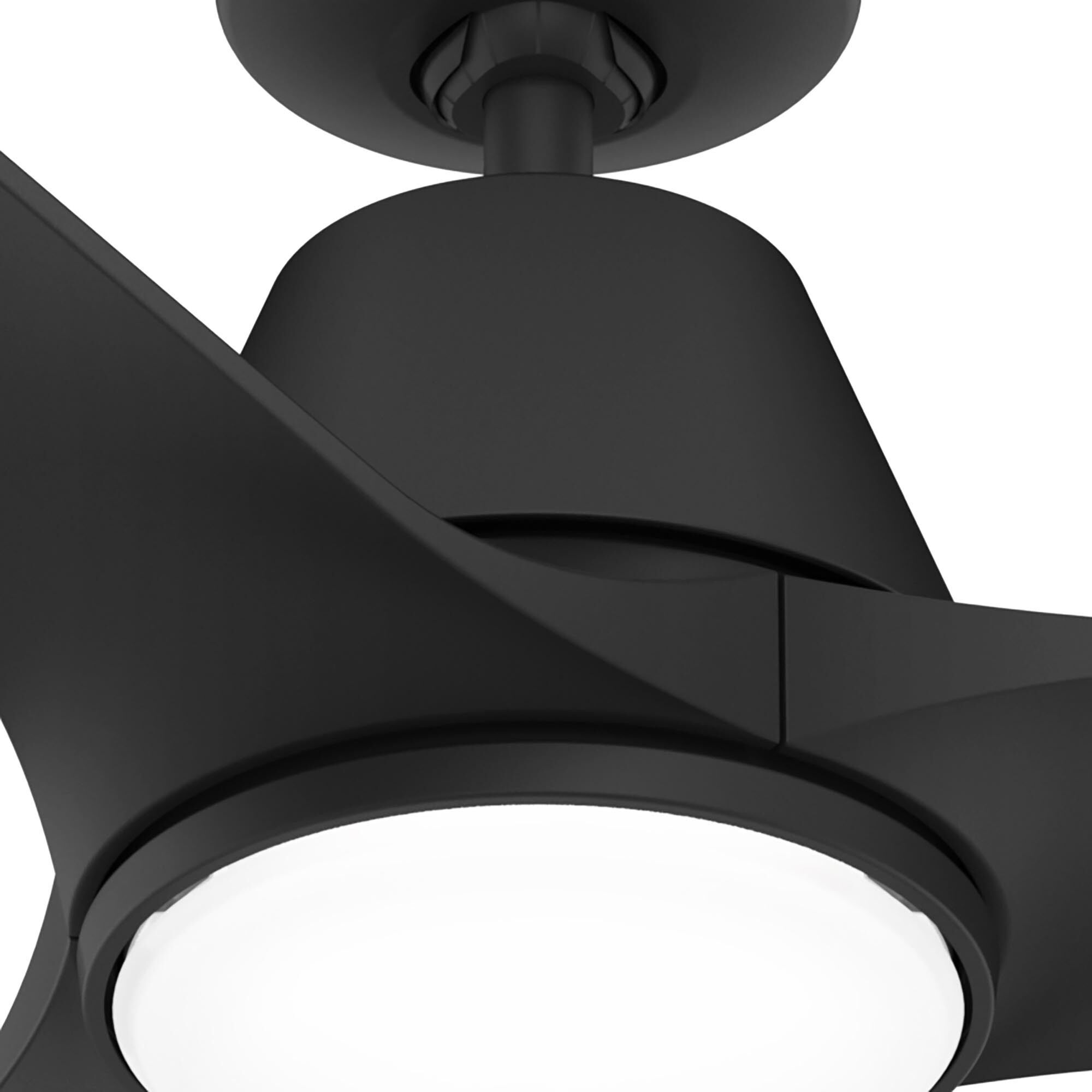 Aeronaut 52 inch Matte Black Outdoor Ceiling Fan