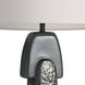 Tor 27 inch 150 watt Lagune Reactive Glaze and Bronze Table Lamp Portable Light