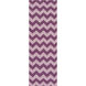 Frontier 96 X 30 inch Lilac, Bright Purple Rug