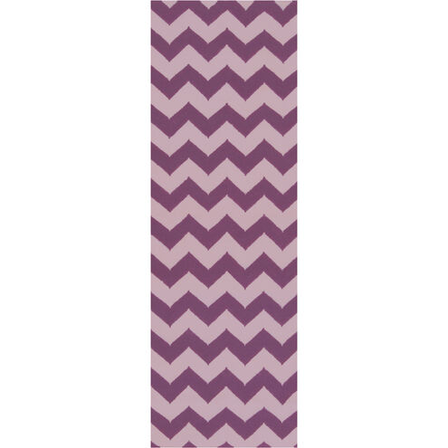 Frontier 96 X 30 inch Lilac, Bright Purple Rug