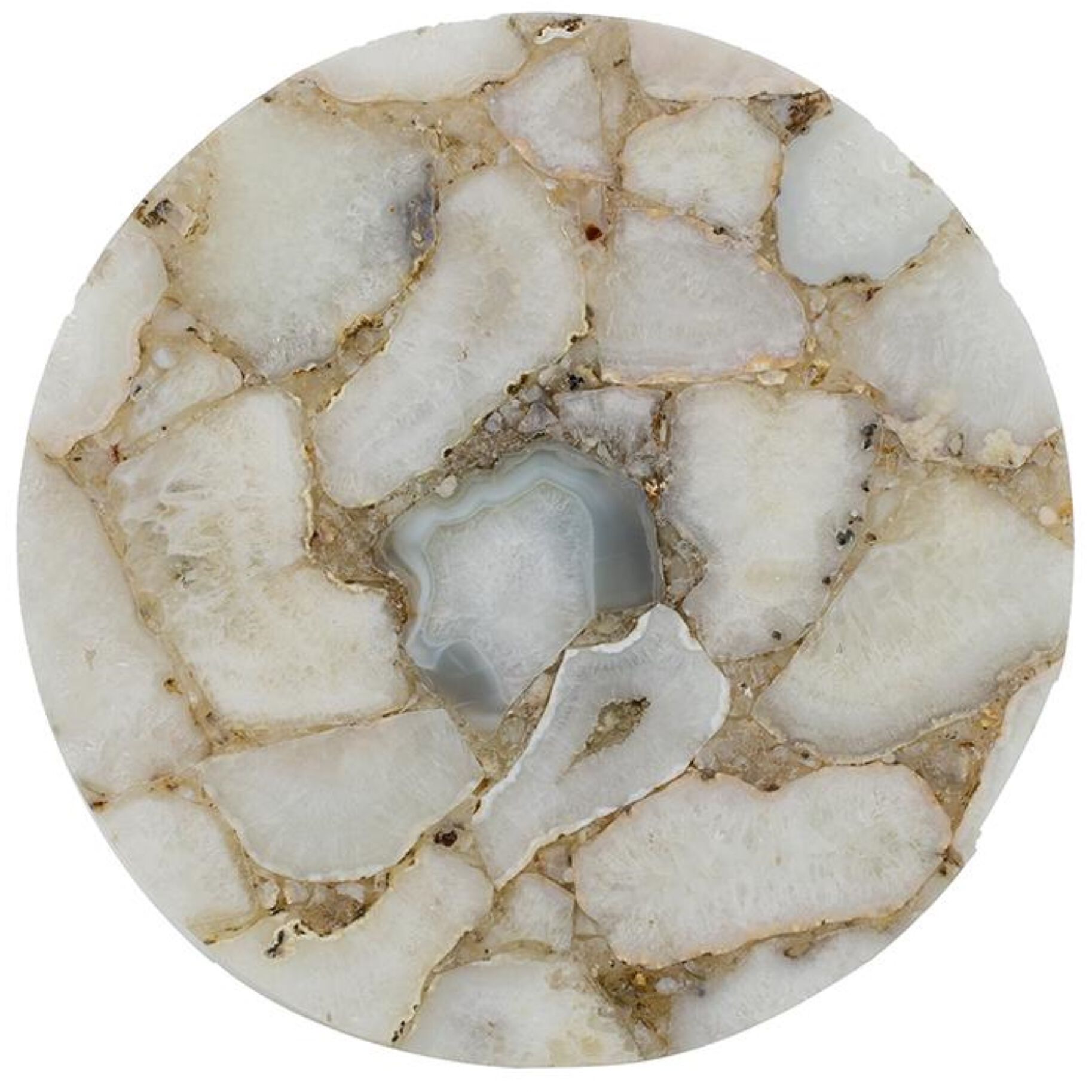 Anita 14.2 X 14.2 inch Brass Spray Cake Stand