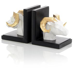 Aries 6.5 inch Polished Brass Bookend