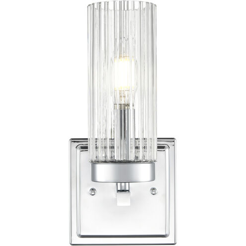 Iversen 1 Light 5 inch Polished Chrome Vanity Light Wall Light