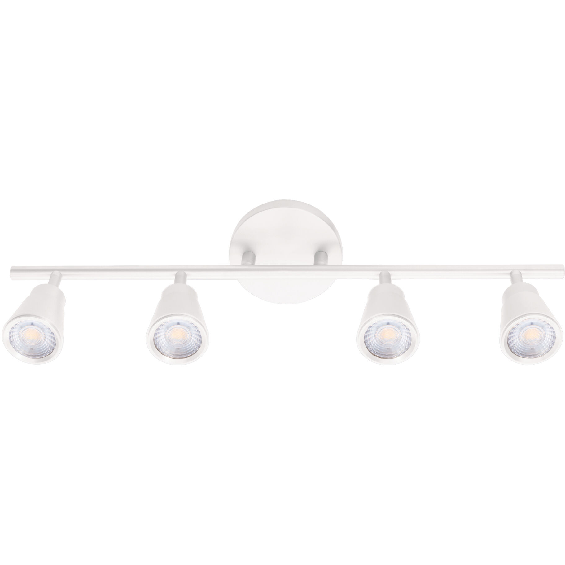 Solo 4 Light 120 White Fixed Rail Ceiling Light, WAC Limited