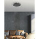 Camila LED 16 inch Matte Black Flush Mount Ceiling Light