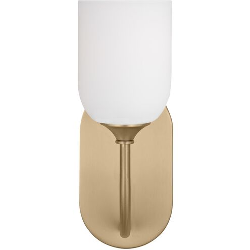 Emile 1 Light 4.63 inch Satin Bronze Wall Bath Fixture Wall Light
