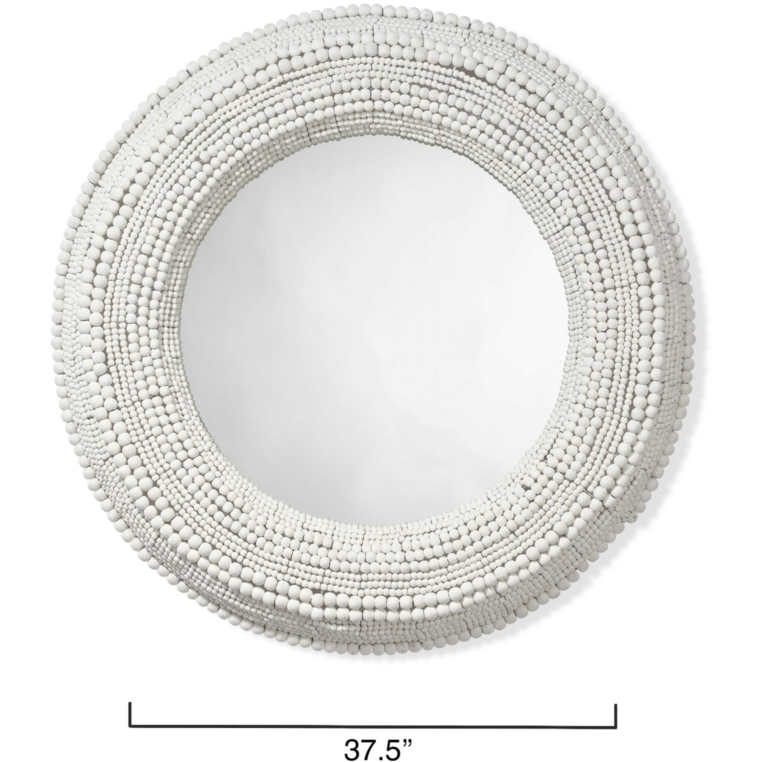 Strand 37.5 X 37.5 inch White Mirror