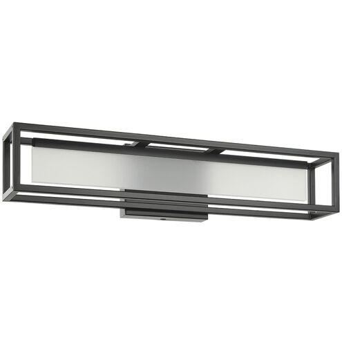 Gualajo 1 Light 2.56 inch Matte Black Bath Vanity Wall Light