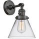 Franklin Restoration Large Cone LED 8 inch Oil Rubbed Bronze Sconce Wall Light, Franklin Restoration