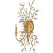 Forget-Me-Not 2 Light 14 inch Chinois Gold Leaf Wall Sconce Wall Light