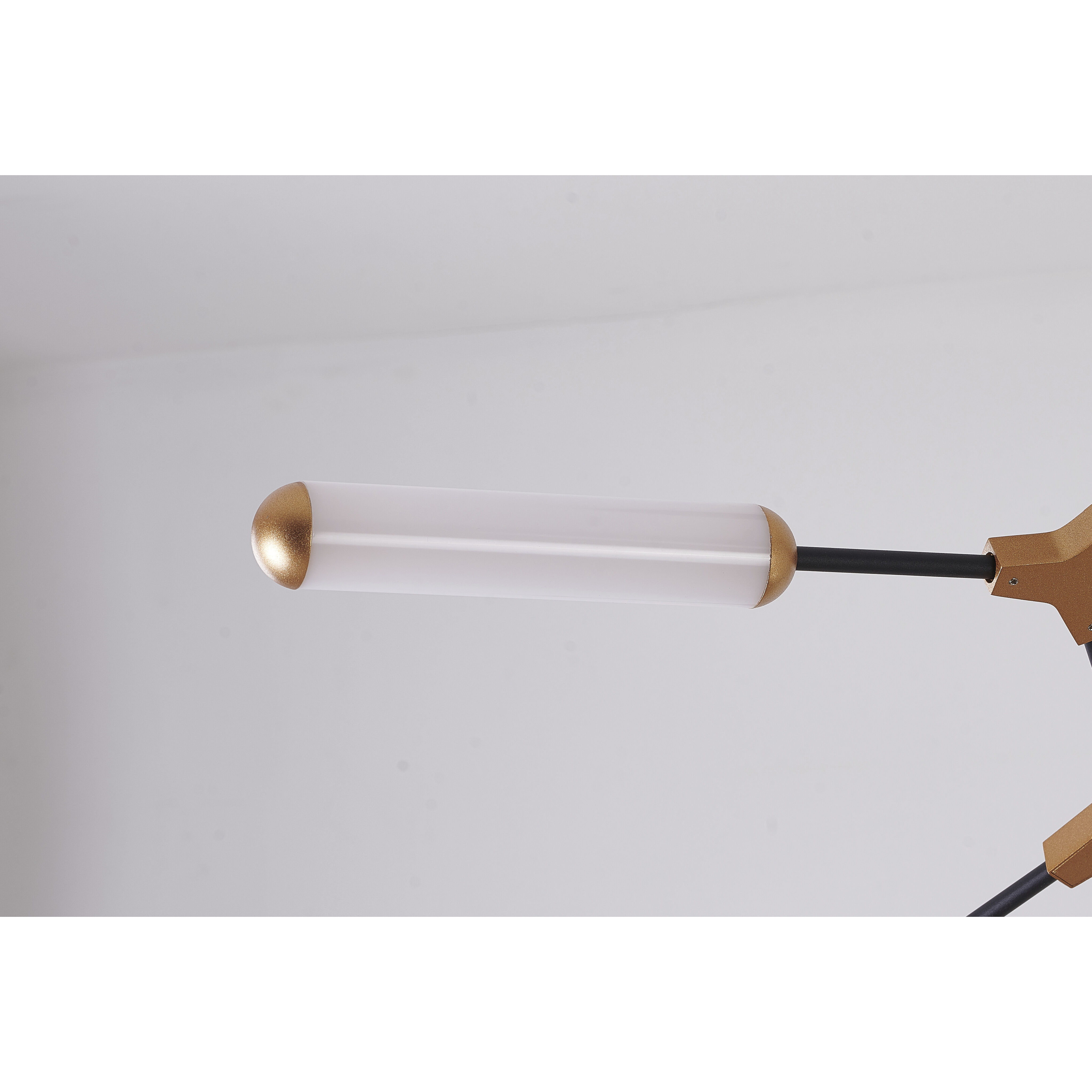 Canada LED 27.6 inch Black and Gold Chandelier Ceiling Light