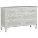 Charles Gray and White/Cream Chest