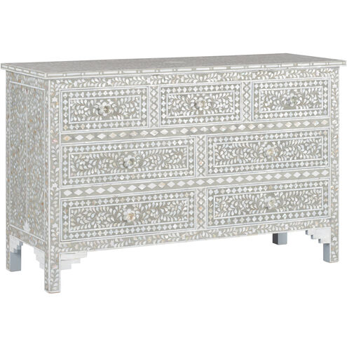 Charles Gray and White/Cream Chest