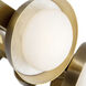 Alonso LED 50.5 inch Vintage Brass Chandelier Ceiling Light