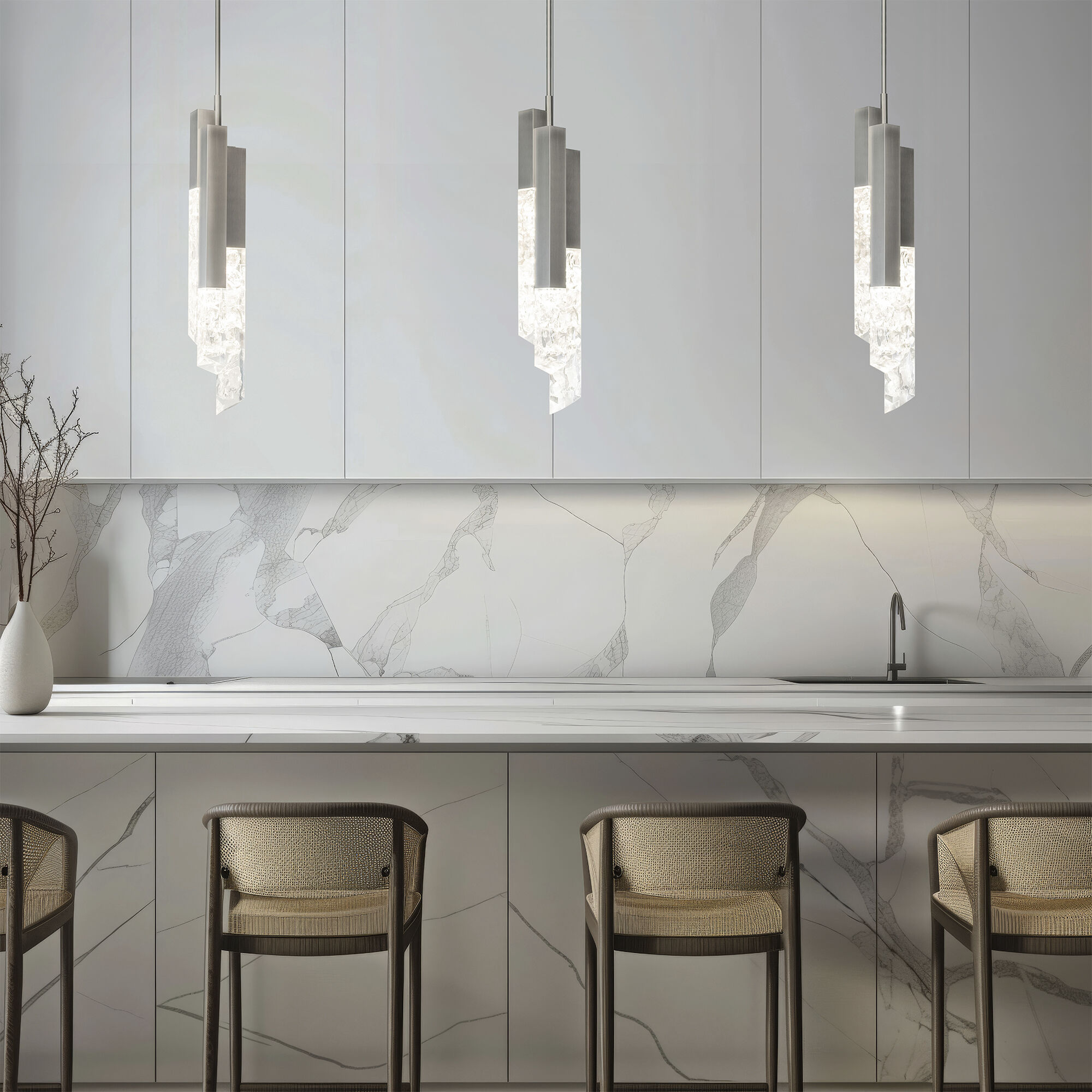 Montage 1 Light 4.5 inch Black Mini Pendant Ceiling Light