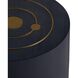 Asteria 17.5 inch Night Sky and Antique Brass Accent Table